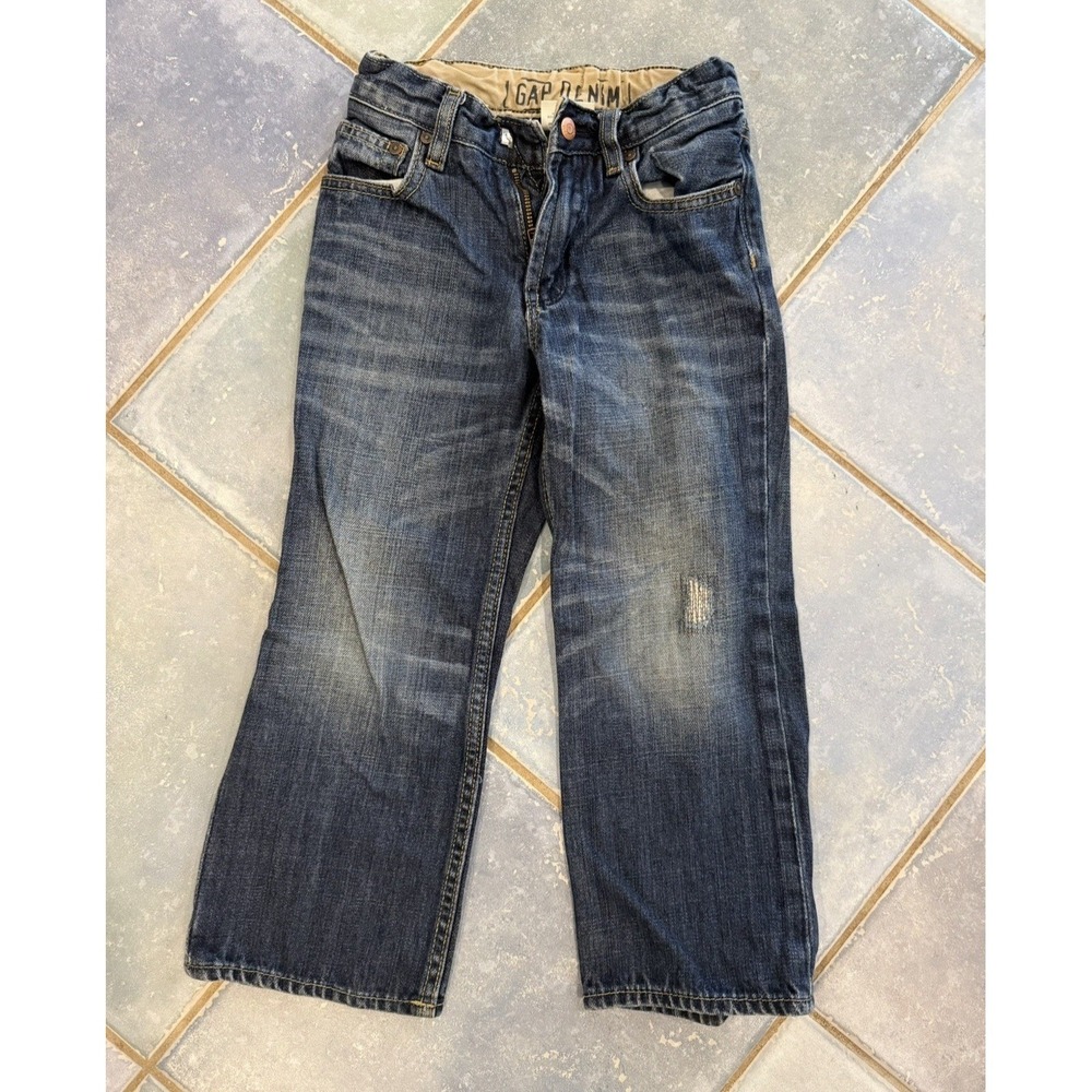 Gap Kids Denim Original Fit  Jeans Boys 6 Dark Wash